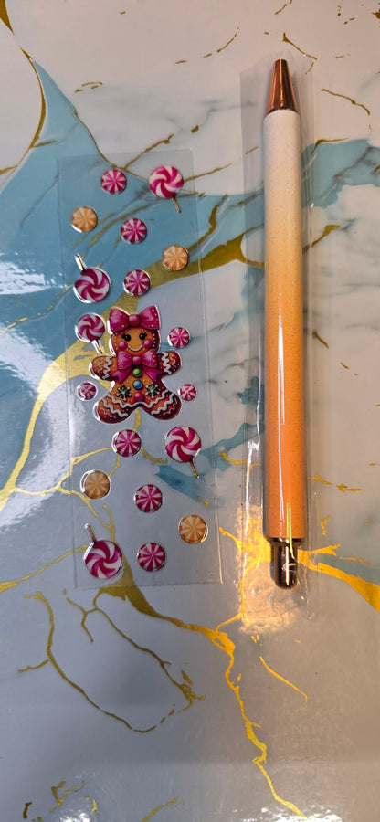 Ginger Bread Glitter Pen