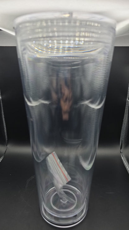 24oz Snow Globe Acrylic Cup