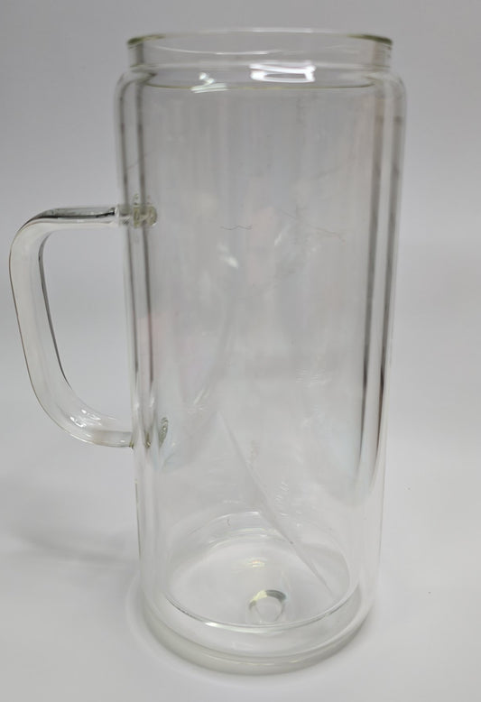 20oz Glass Snow Globe Cup